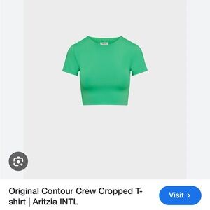 Babaton Bright Green Crop Top
